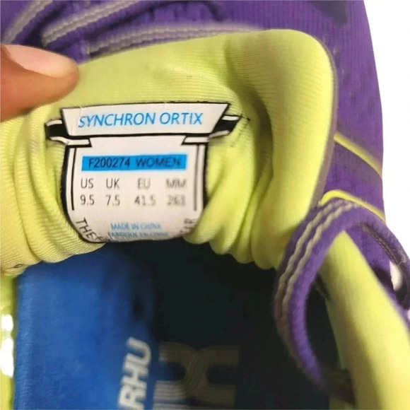 Karhu Women's SYNCHRON ORTIX Liberty Purple/Sharp Green US9.5 / UK7.5 - Picture 8 of 10